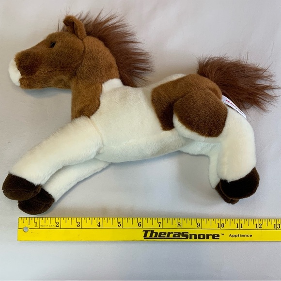Plush Aurora Pinto Pony Horse Brown/White 2019 - Picture 9 of 13